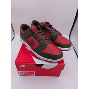 Nike Dunk Low Retro BTTYS Mystic Red Cargo Khaki Men Size 11 Freddy Krueger NIB